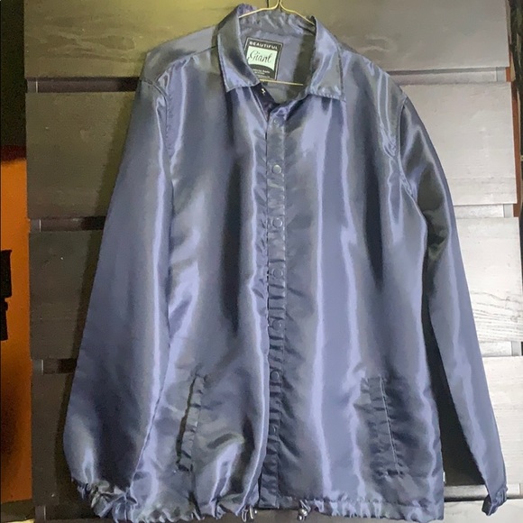 Beautiful Giant - Blue ‘Coach’ Style Mens L Jacket - Picture 1 of 8